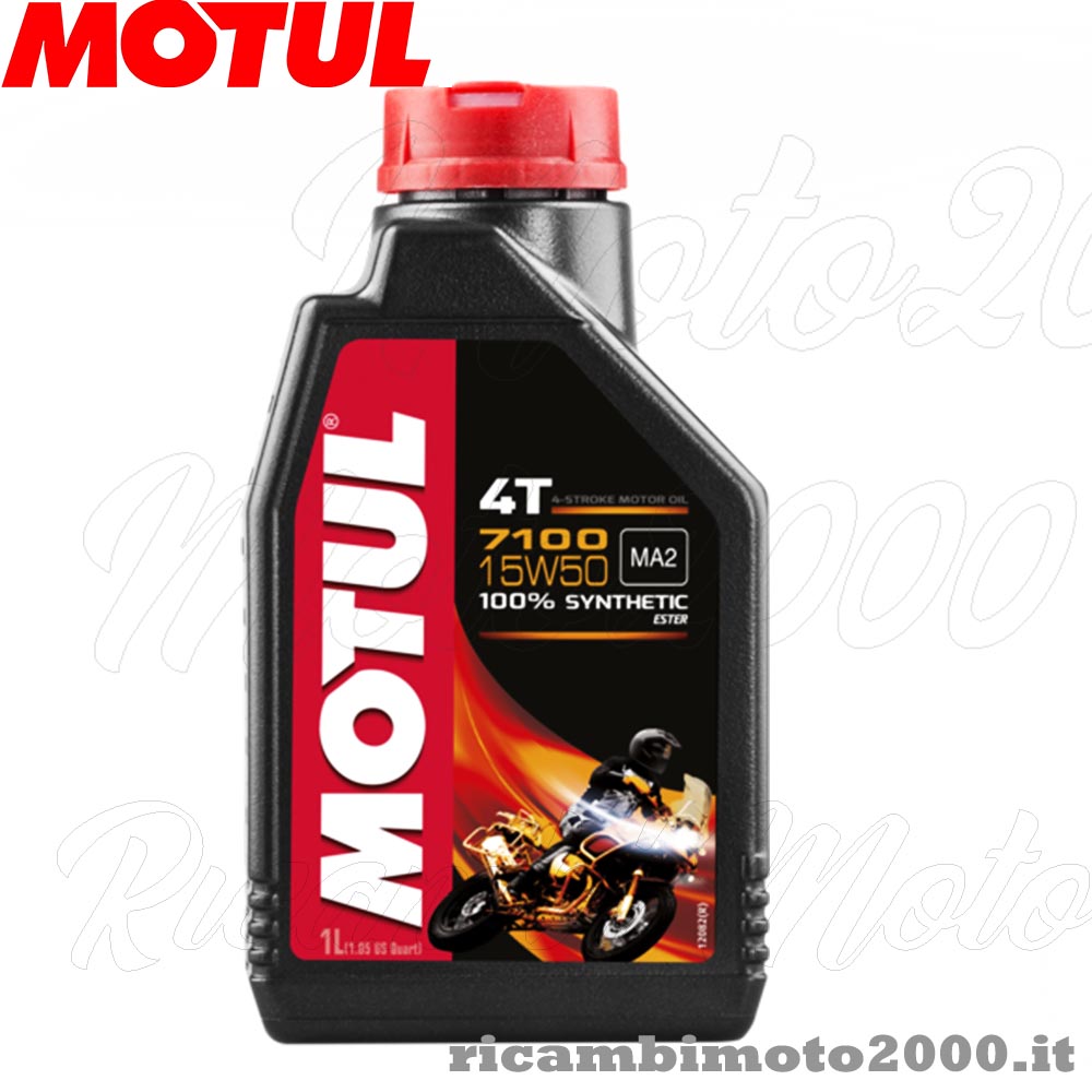 Lubrificanti: Olio Motore Motul 7100 15w50 100% Sintetico Universale Motori  4t 1L