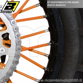 80 Copri Raggi Ruote Cerchi ROSSI UNIVERSALI Moto Enduro Cross Motard  Vintage